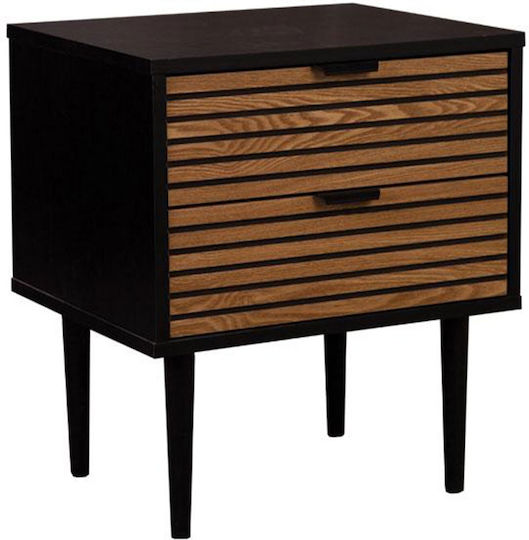 Brooklyn Ξύλινο Black 48x35x50cm 271-124-075 Brooklyn Ξύλινο Black 48x35x50cm 271-124-075