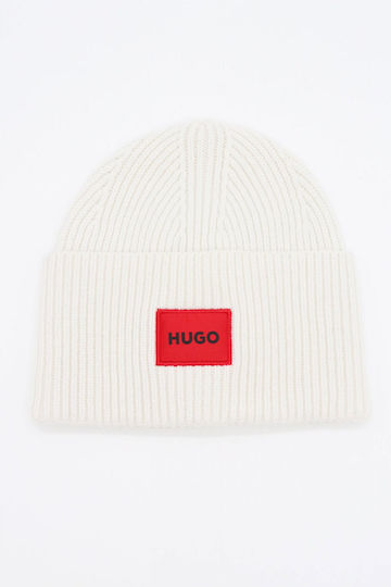 Saffa Beanie Γυναικείος Σκούφος Πλεκτός σε Εκρού χρώμα