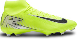 Nike Mercurial Superfly 10 Academy FG/MG Ποδοσφαιρικά Παπούτσια με Τάπες Κίτρινα