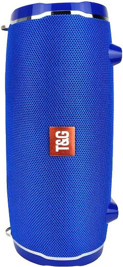 T&G TG187 Waterproof Bluetooth Speaker 30W with Radio and Battery Life up to 9 hours Blue