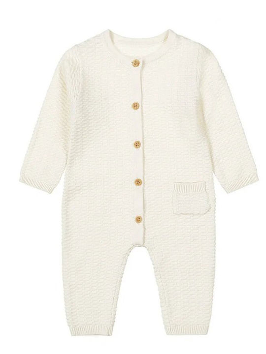 Dirkje Baby Bodysuit ecru