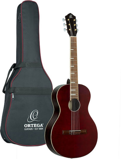 Ortega Rra-srt Parlor Classical Guitar 4/4 Red