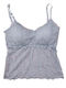Mit Spaghetti-Träger Sky Blue Damen T-Shirt