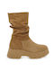 Wildleder Stiefeletten Damen Braun