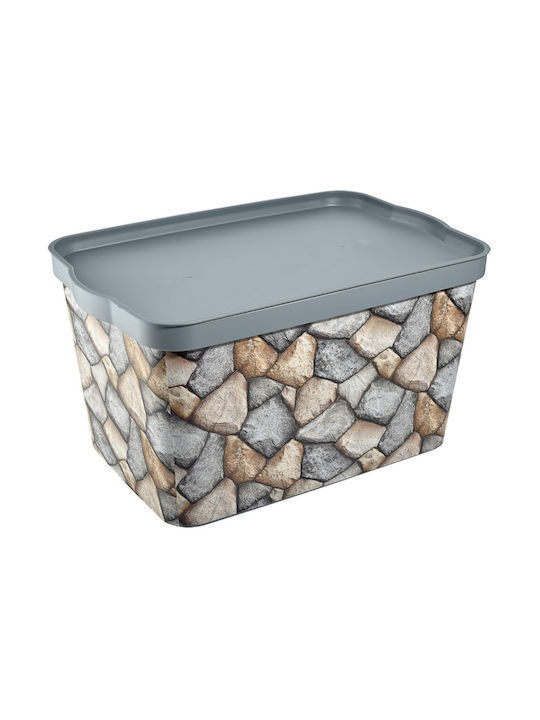 TnS Πλαστικό Κουτί Αποθήκευσης με Καπάκι 30x45x24cm