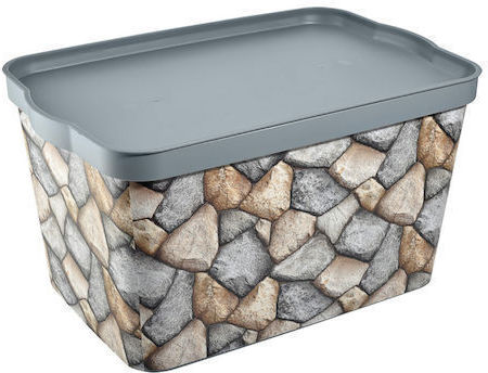 TnS Πλαστικό Κουτί Αποθήκευσης με Καπάκι 30x45x24cm