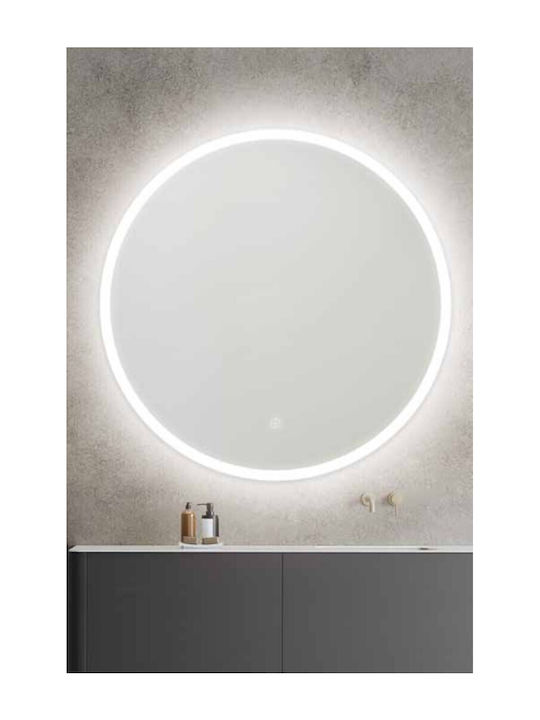 Kolossos Round Bathroom Mirror Led 60x60cm