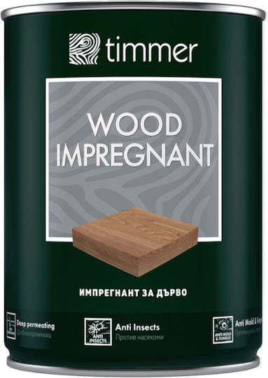 Timmer Wood Primer 750ml Deeply Penetrates Wood Protects Against Insects Fungi Molds