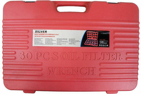 Silver Oil Filter Sockets 30pcs