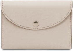 Leather Business Card Holder Tl142417 Beige