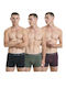 Men's Boxers Black-Khaki-Bordeaux 3Pack