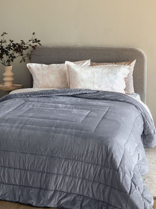 Palamaiki Duvet Cover Single 160x240cm Mono Ash 700 GSMGsm