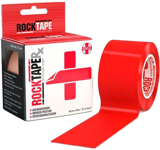 Rocktape Ταινία Κινησιοθεραπείας 5cm x 5m Κόκκινη