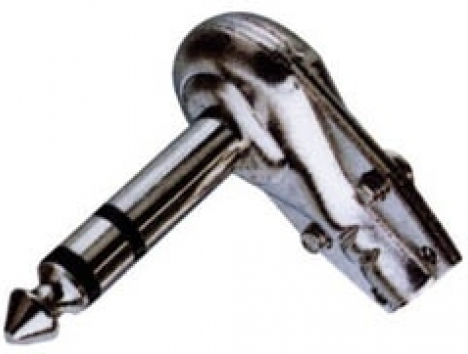 Ultimax Stecker 6,3mm Klinke Stereo männlich 5Stück Silber (01.096.0030)