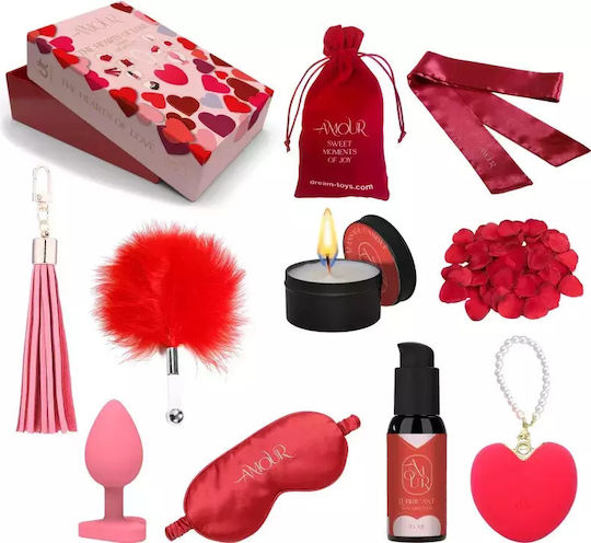 sexspielzeug set Love Stick Vibrator and Multiple Attachments Set