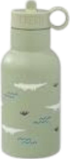 Queen Mother Fresk Crocodile Kids Water Bottle Thermos Stainless Steel with Straw 500ml