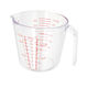 Cana de măsurare din plastic Judge Kitchen 300 ml transparentă roșie