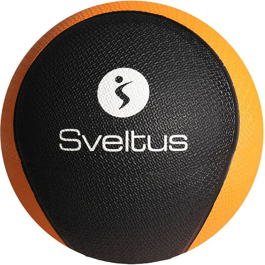 Sveltus Medicine Ball Rubber Black Yellow 3kgs
