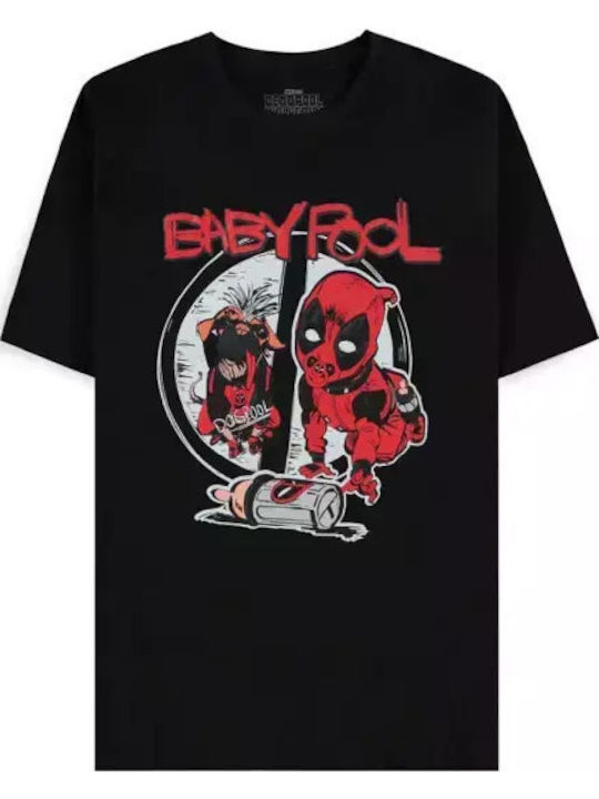 Difuzed Deadpool T-shirt Black