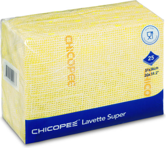 Chicopee Гъбести кърпи Обща употреба Жълти 51x36бр 25бр