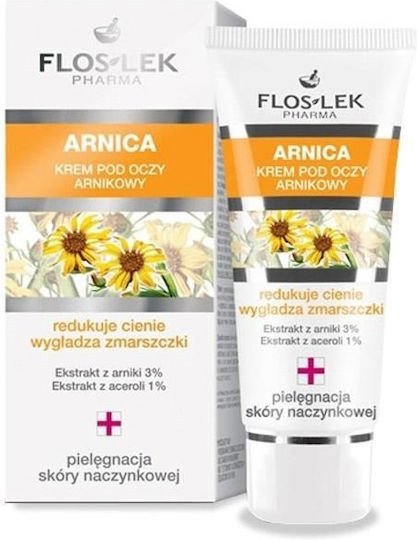 FlosLek Pharma Arnica Κρέμα Ματιών για Μαύρους Κύκλους & Σακούλες 30ml