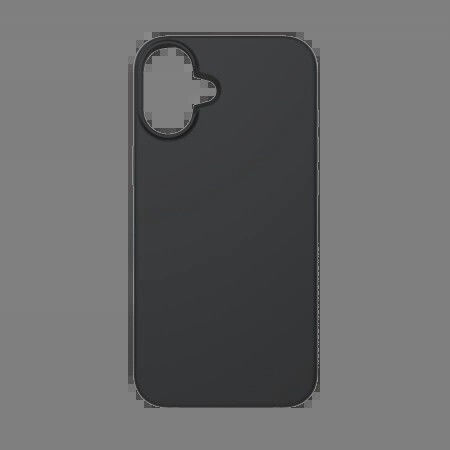 Zagg Snap Umschlag Rückseite Kunststoff / Silikon / Gehärtetes Glas Schwarz (iPhone 16 Plus)