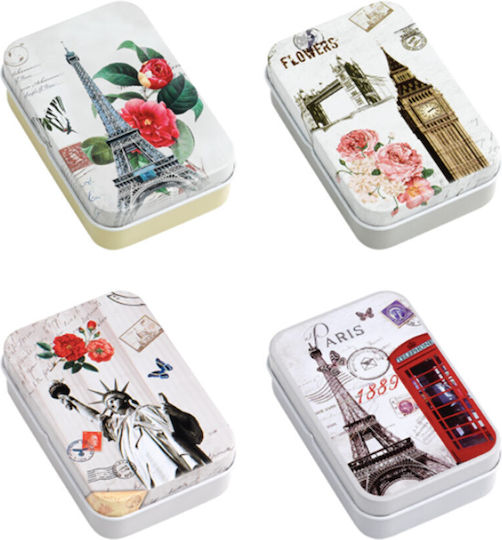 Christening Favor Metal Box Vintage Travel 0157.19504 6pcs