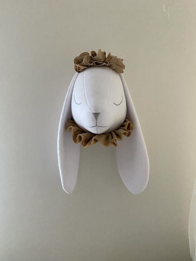 Bubbles Lover Kids Decorative Animal Bust White Κουνελάκι
