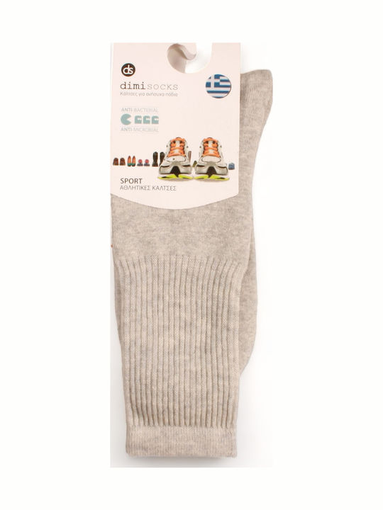 Dimi Socks Κάλτσες με Σχέδια Γκρι μελανζέ