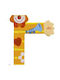 Sevi Kids Wall Decor Decorative Letter Yellow Wooden Clown G