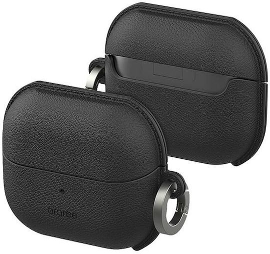 Araree Pops Hülle Silikon / Leder in Schwarz Farbe für Samsung Galaxy Buds 3 / 3 FE / 3 Pro