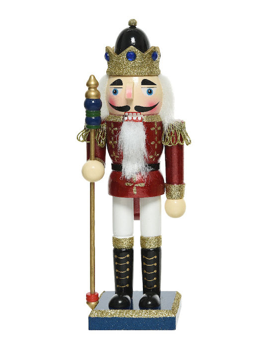 Kaemingk Nutcracker de Crăciun Lemn Înălțime 25cm.