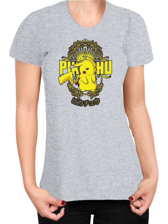 Women's T-shirt Japan Anime Manga Pokemon Pikac...