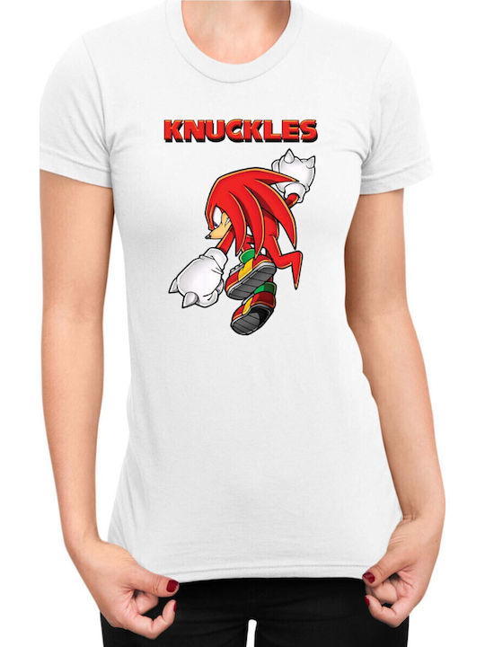 Damen Sonic Hedgehog Tralala Knuckles 05 Weißes...