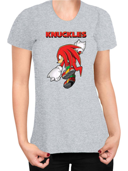 Damen Sonic Hedgehog Tralala Knuckles 05 Graues...