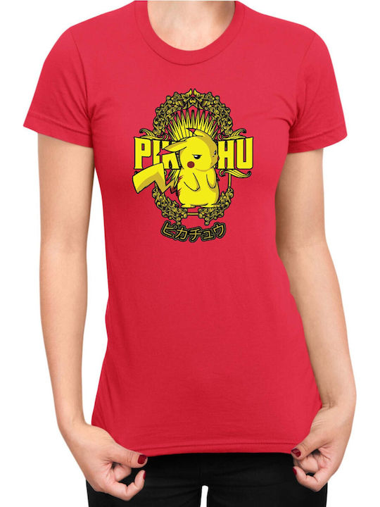 Women's T-shirt Japan Anime Manga Pokemon Pikac...