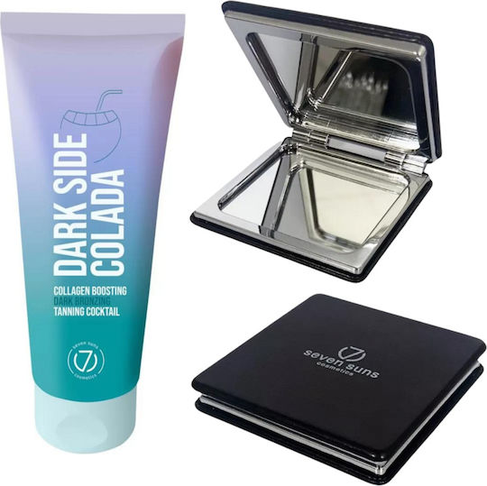 7Suns Cosmetics Dark Side Colada + Double Mirror Selbstbräuner Körper Dunkel 100ml