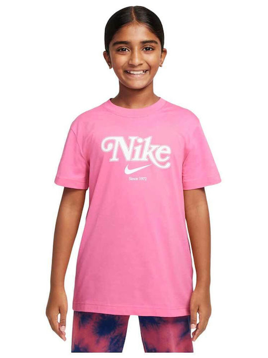 Nike Παιδικό T-shirt Ροζ Sportswear