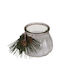 Out of the Blue Christmas White Candle 9x8cm