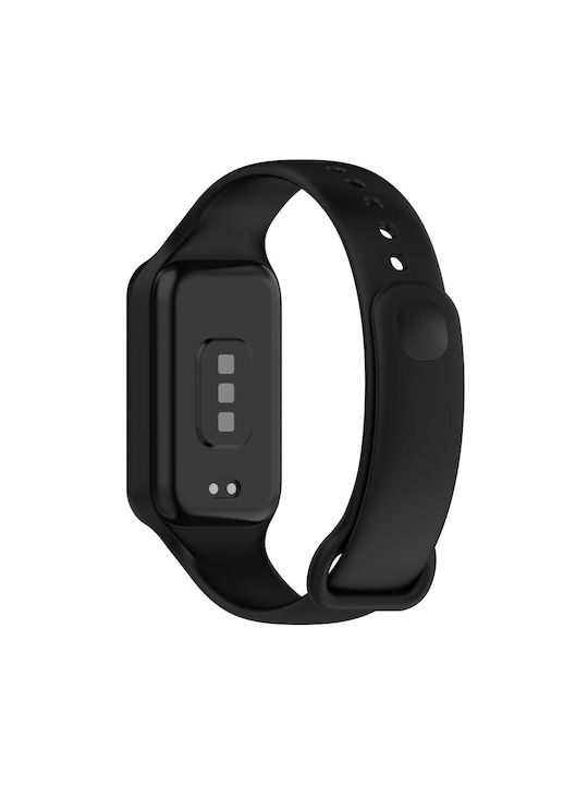 Best Accessories Strap Silicone Black Xiaomi Mi Band 8 Active Redmi Smart Band 2