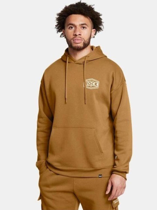 Under Armour Project Rock Brown с Качулка