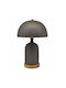 Ankor Ceramic Table Lamp for Socket E14 with Gray Shade and Base