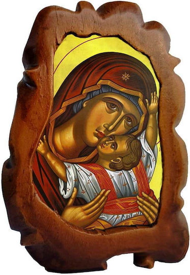 Panagia Kardiotissa Tabletop Ceramic Icon 12cm x 9cm