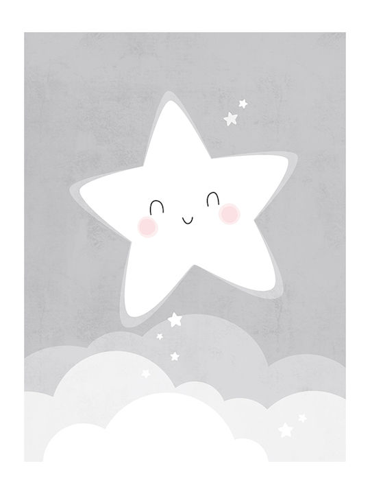 Kids Poster Little Star Kd002 50x70cm Poster Print Without Frame