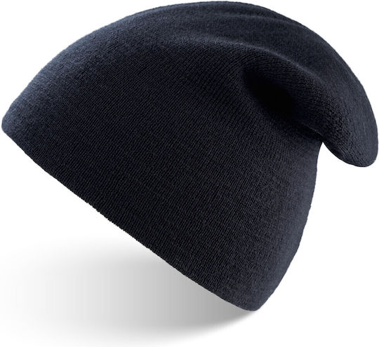 Beanie Ανδρικός Σκούφος Πλεκτός σε Navy Μπλε χρώμα