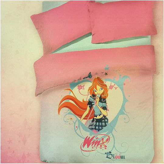 Kentia Одеяло Велур Winx Тюркоазен 160x240cm