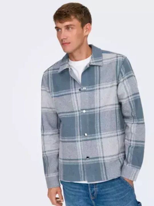 Only & Sons Langärmeliges Overshirt Geprüft Fli...