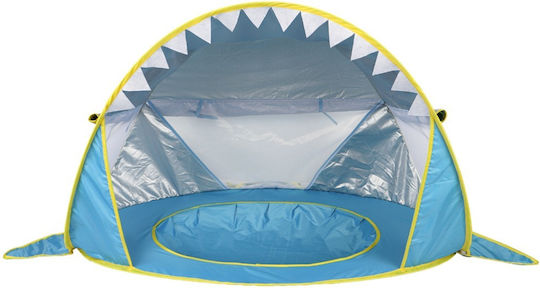 bebeLOGIC Shark Pop Up Kinder Blau