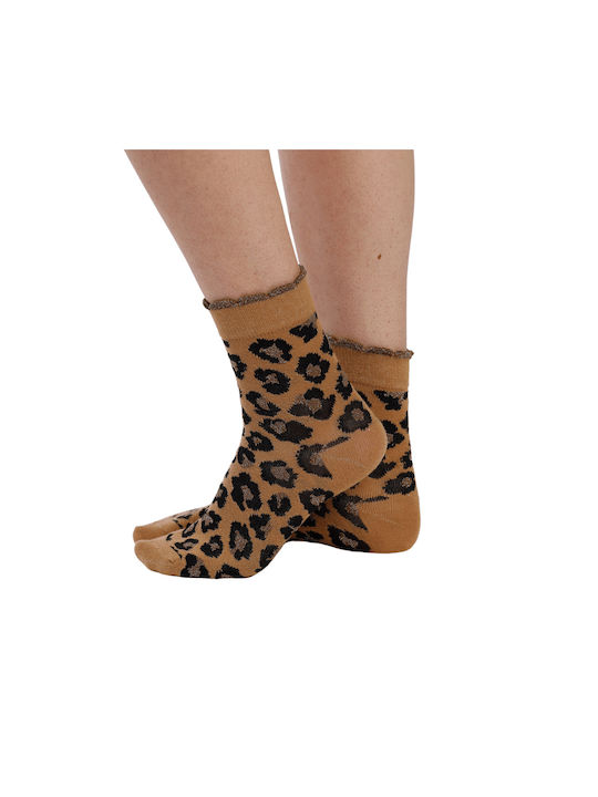 Noidinotte Women's Socks dark beige