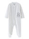 Amomi Babystrampler Samt White